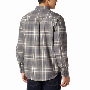 Columbia Boulder Ridge™ Långärmad Flannel Herr MörkGrå (WYBNT8937)